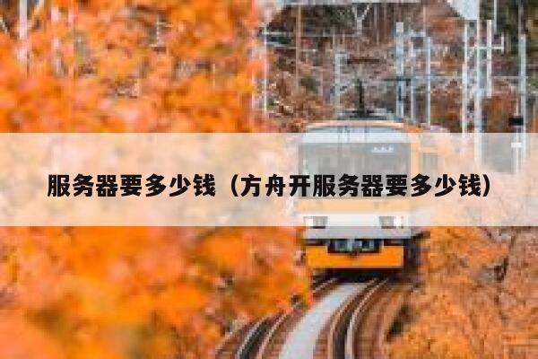 服务器要多少钱（方舟开服务器要多少钱）