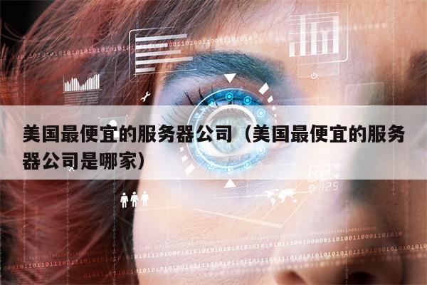 美国最便宜的服务器公司（美国最便宜的服务器公司是哪家）