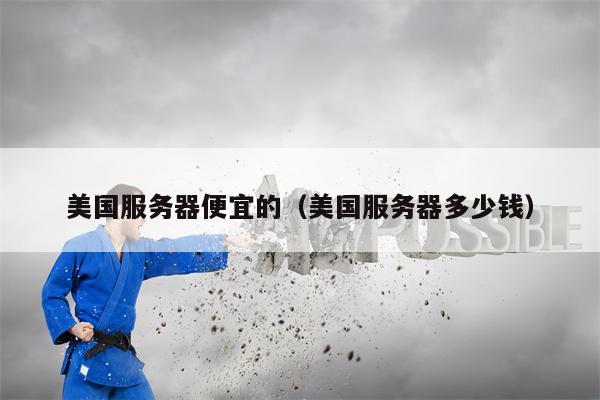 美国服务器便宜的（美国服务器多少钱）