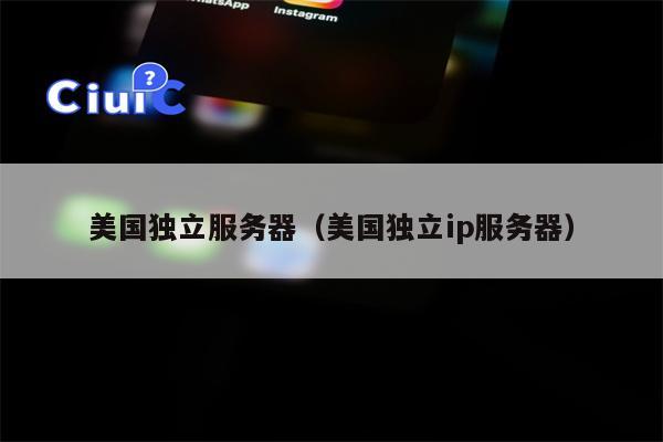 美国独立服务器（美国独立ip服务器）