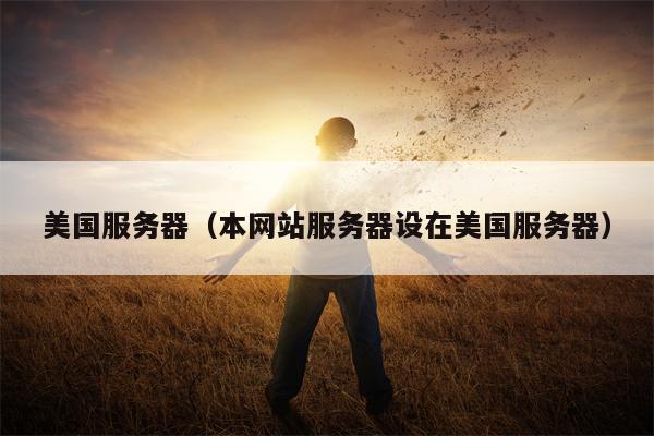 美国服务器（本网站服务器设在美国服务器）