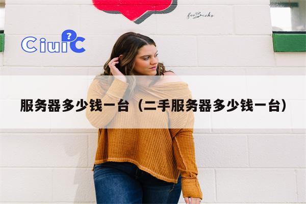 服务器多少钱一台（二手服务器多少钱一台）