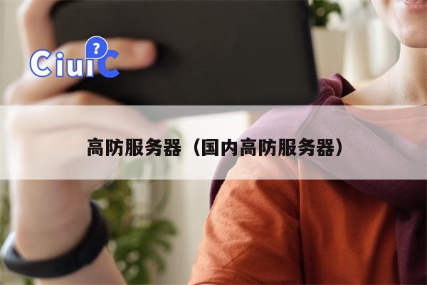 高防服务器（国内高防服务器）