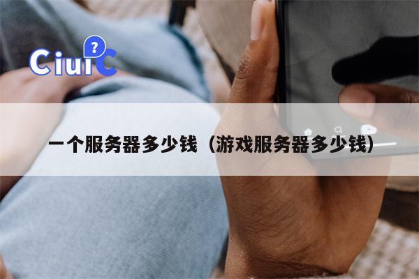 一个服务器多少钱（游戏服务器多少钱）