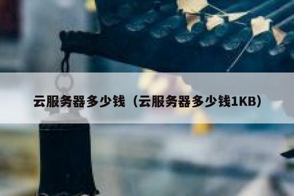 云服务器多少钱（云服务器多少钱1KB）