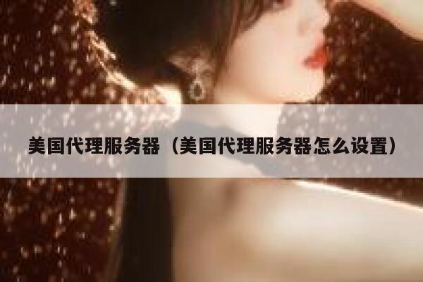 美国代理服务器（美国代理服务器怎么设置）