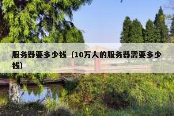 服务器要多少钱（10万人的服务器需要多少钱）