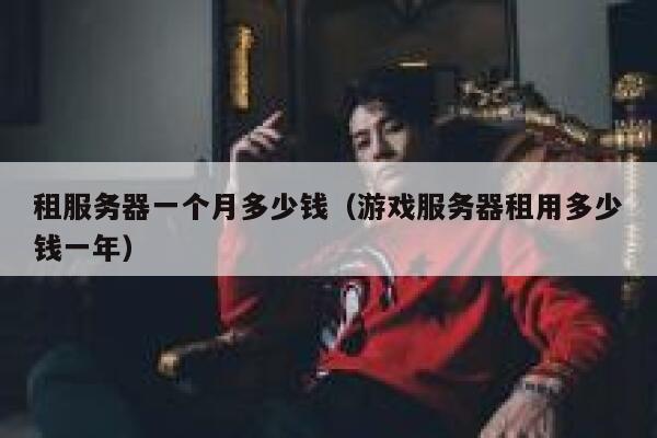 租服务器一个月多少钱（游戏服务器租用多少钱一年）