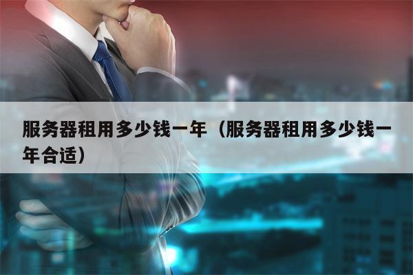 服务器租用多少钱一年（服务器租用多少钱一年合适）