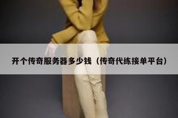 开个传奇服务器多少钱（传奇代练接单平台）