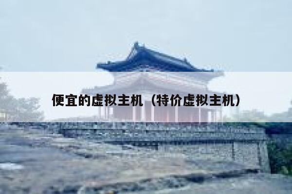 便宜的虚拟主机（特价虚拟主机）
