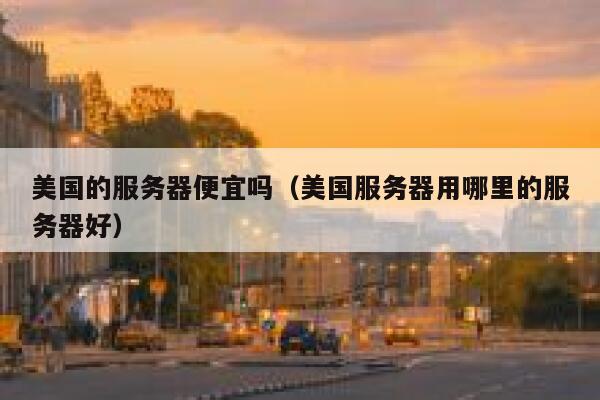 美国的服务器便宜吗（美国服务器用哪里的服务器好）