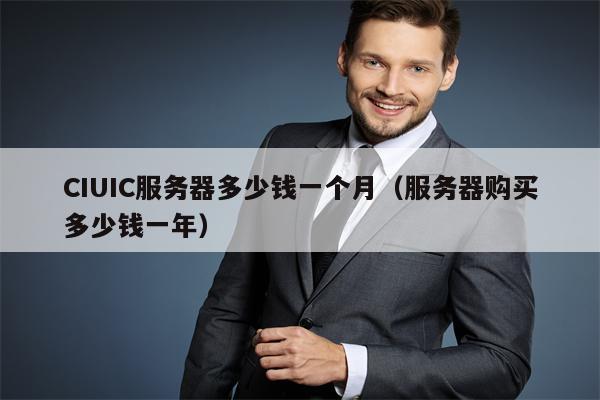 CIUIC服务器多少钱一个月（服务器购买多少钱一年）